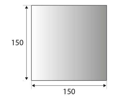 Схема квадратной открытки 150х150мм